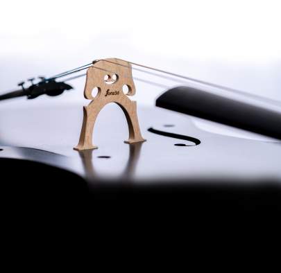 White Top Black Bottom Cello